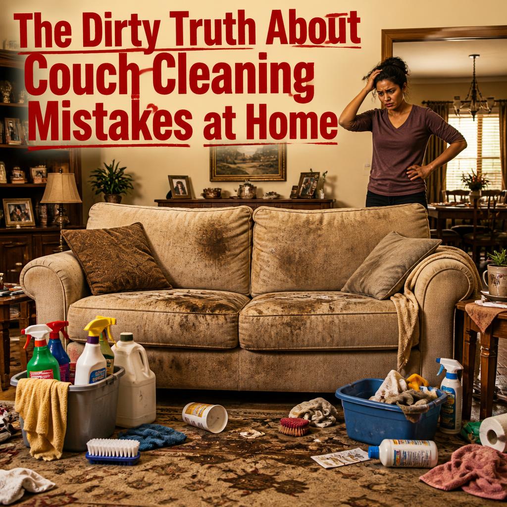 The Dirty Truth About Couch Cleaning Mistakes at Home