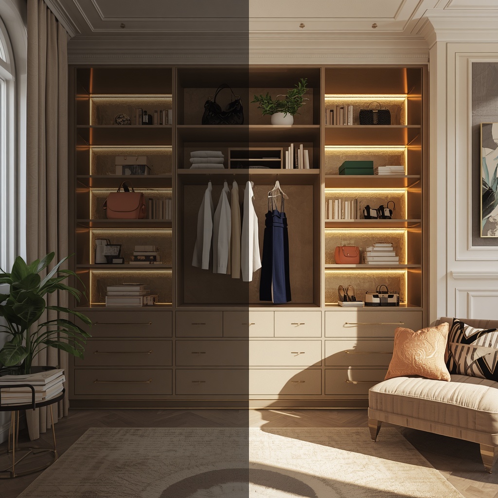 Forgotten Wardrobes Turn Into Luxury Corners Easily