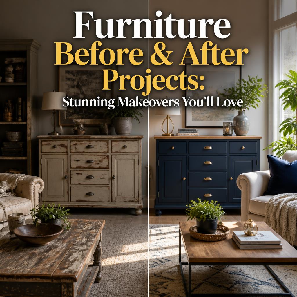 Furniture Before & After Projects: Stunning Makeovers You’ll Love