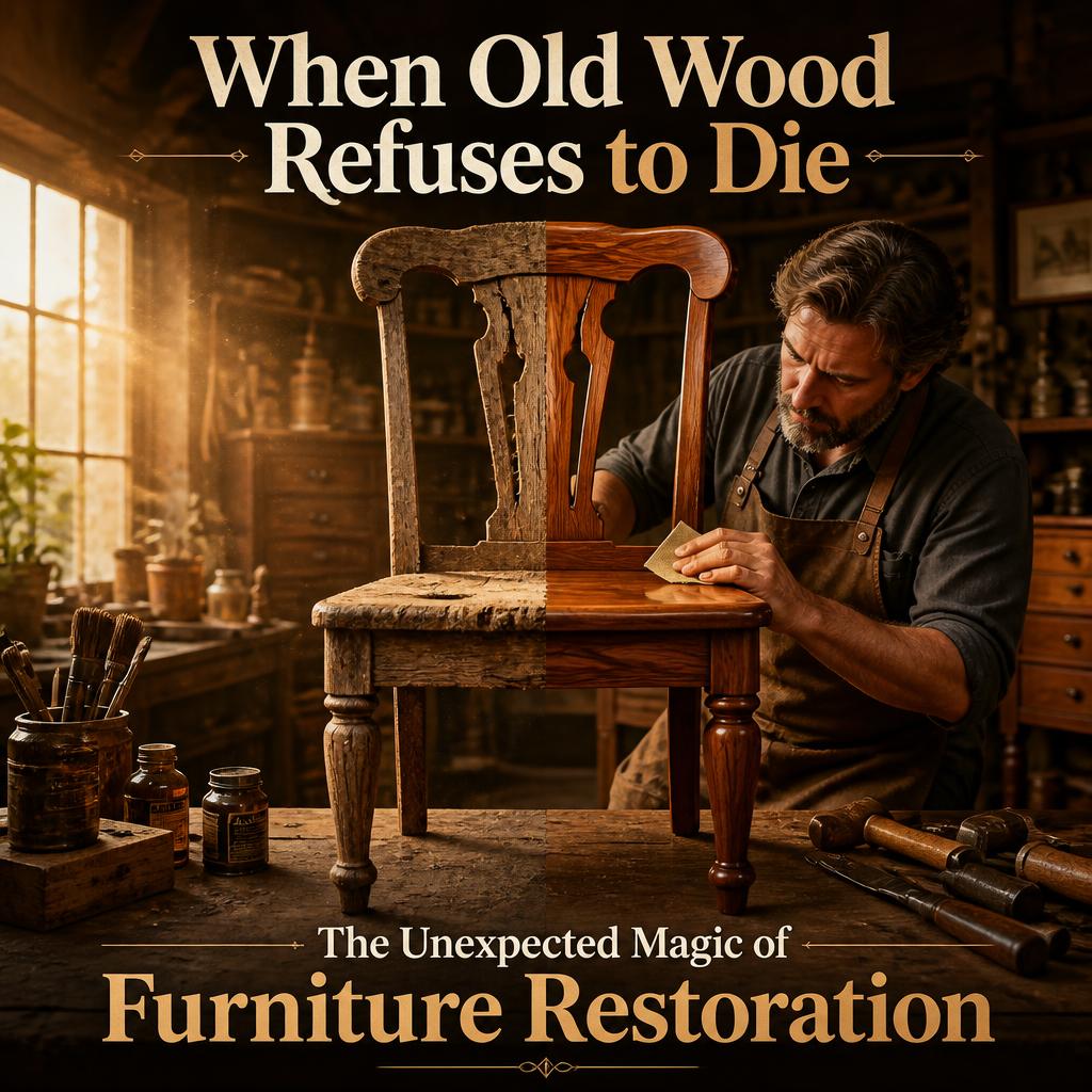 When Old Wood Refuses to Die: The Unexpected Magic of Furniture Restoration