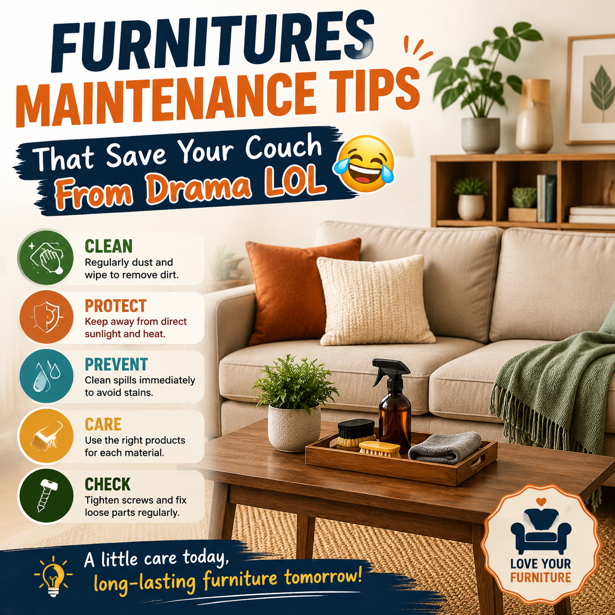 Furnitures Maintenance Tips That Save Your Couch From Drama LOL