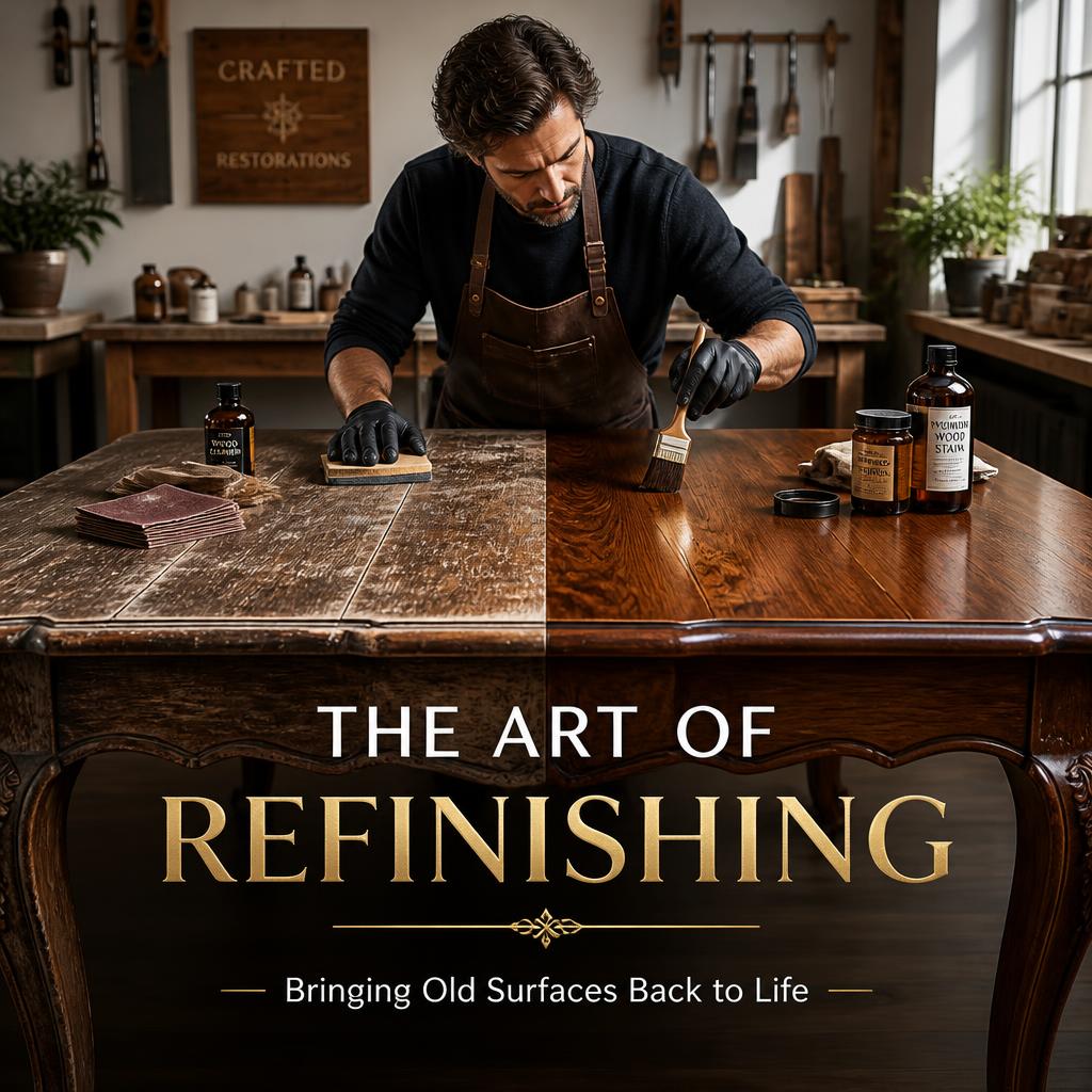 The Art of Refinishing: Bringing New Life to Old Surfaces