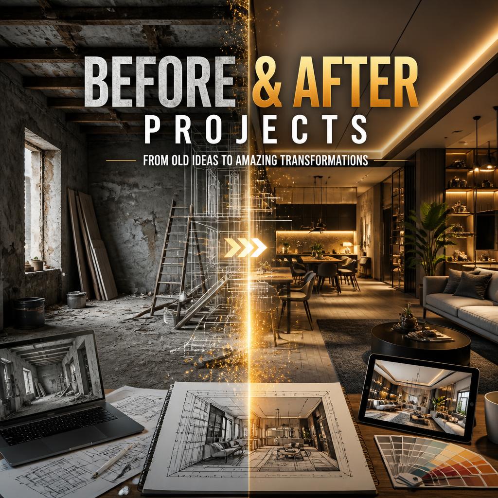 Before & After Projects: How Transformations Showcase Creativity, Progress, and Real Results