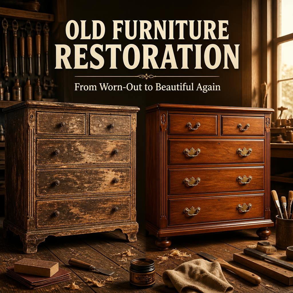 Old Furniture Restoration: From Worn-Out to Beautiful Again